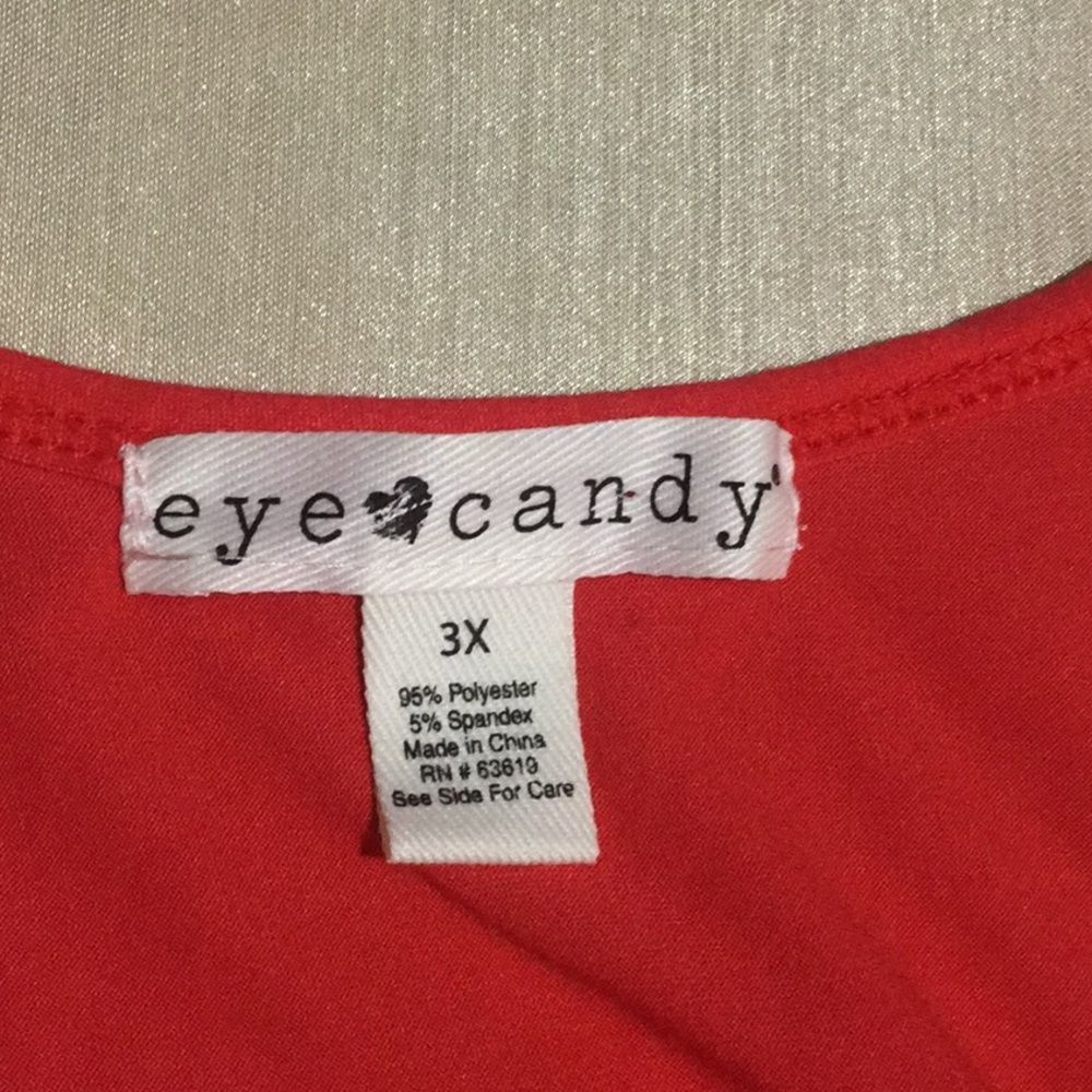 eye candy Red Tank Top - Picture 4 of 6
